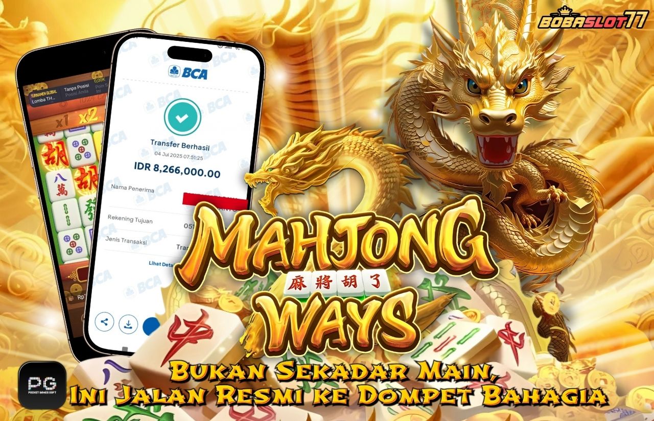 Selamat kepada id : pr***e Wede Rp 8.266.000 di Game MAHJONG WAYS PG SOFT Cair Gk Sampe 1 Menit! Menang Mudah di Bobaslot77